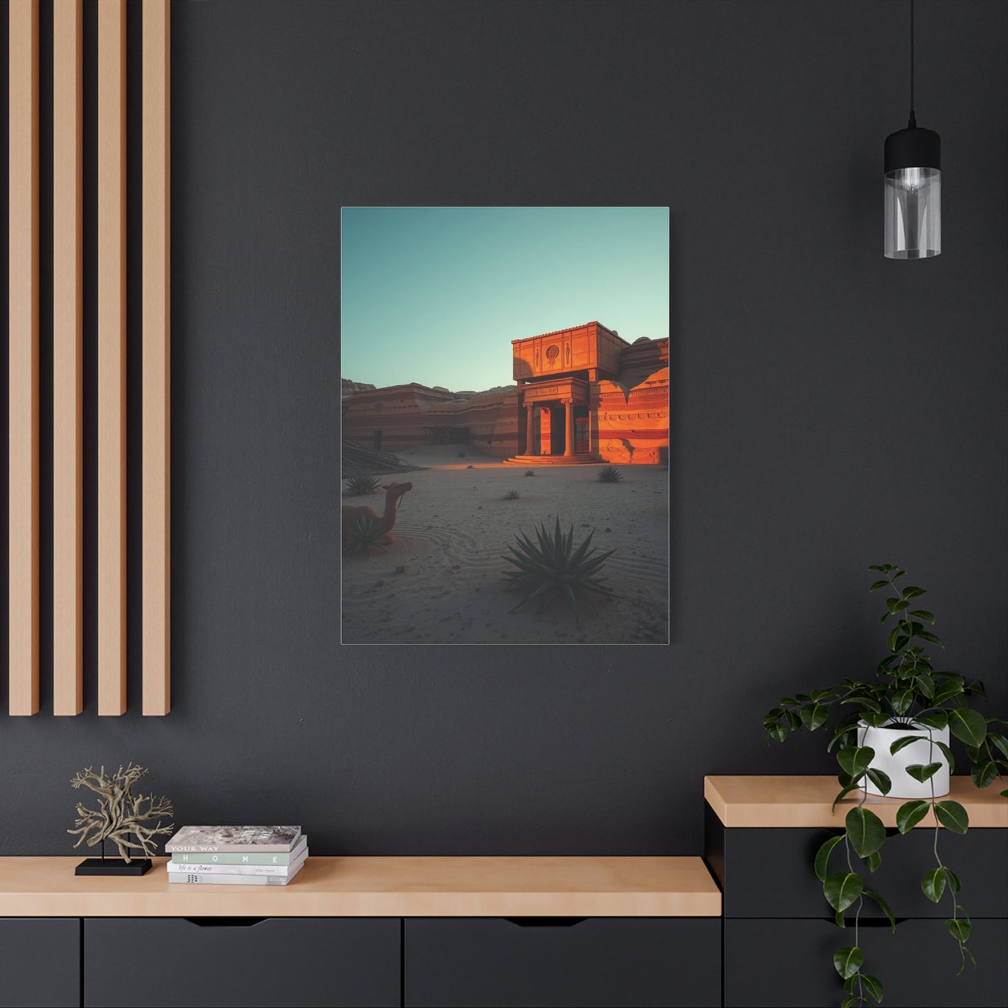 Dune Symphony Canvas Wall Art & Canvas Print