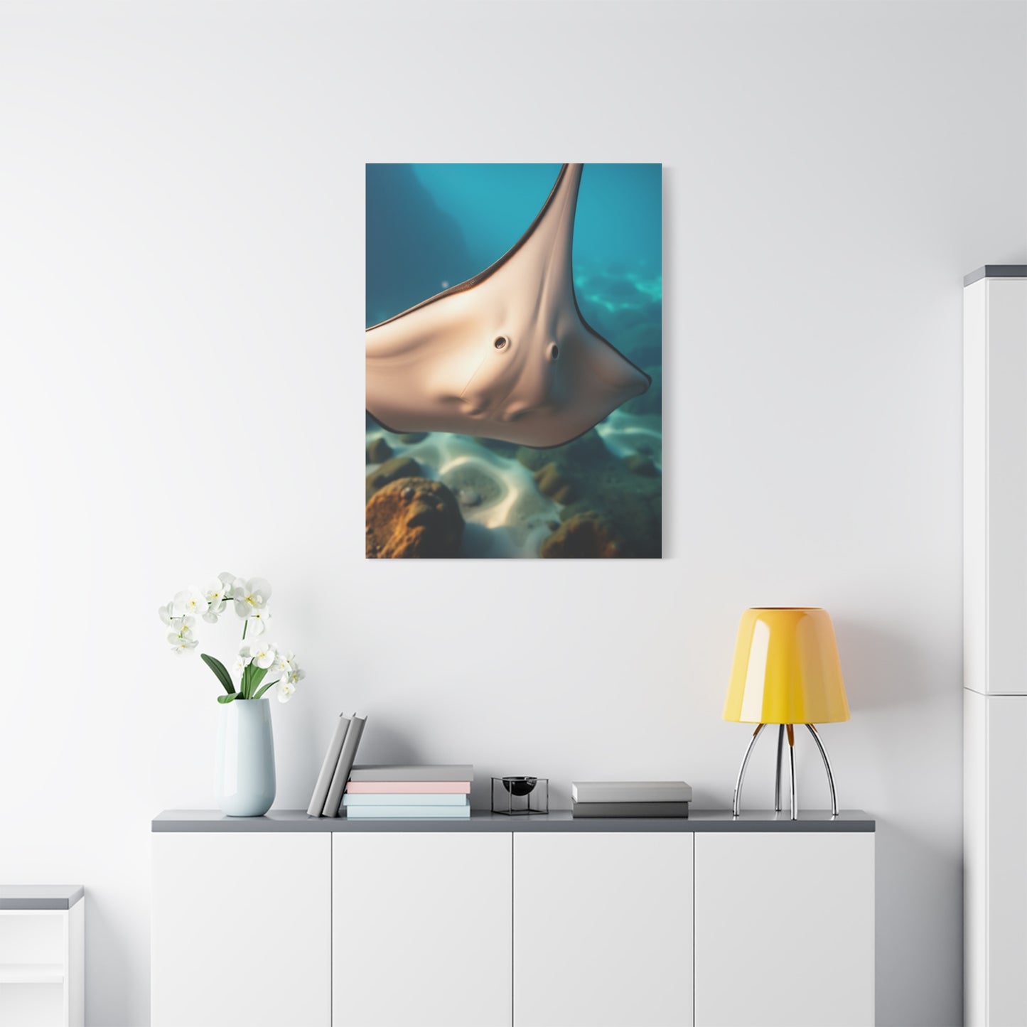 Masterpiece Ray & Stingray Art Vision Wall Art & Canvas Print