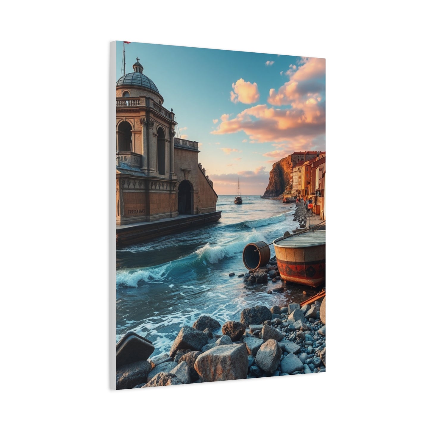 Oceanic Elegance Canvas Wall Art & Canvas Print