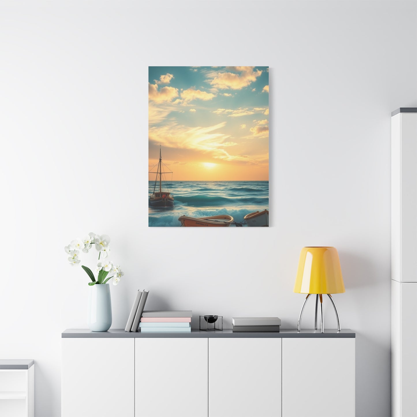 Modern Shores Opulence Wall Art & Canvas Print