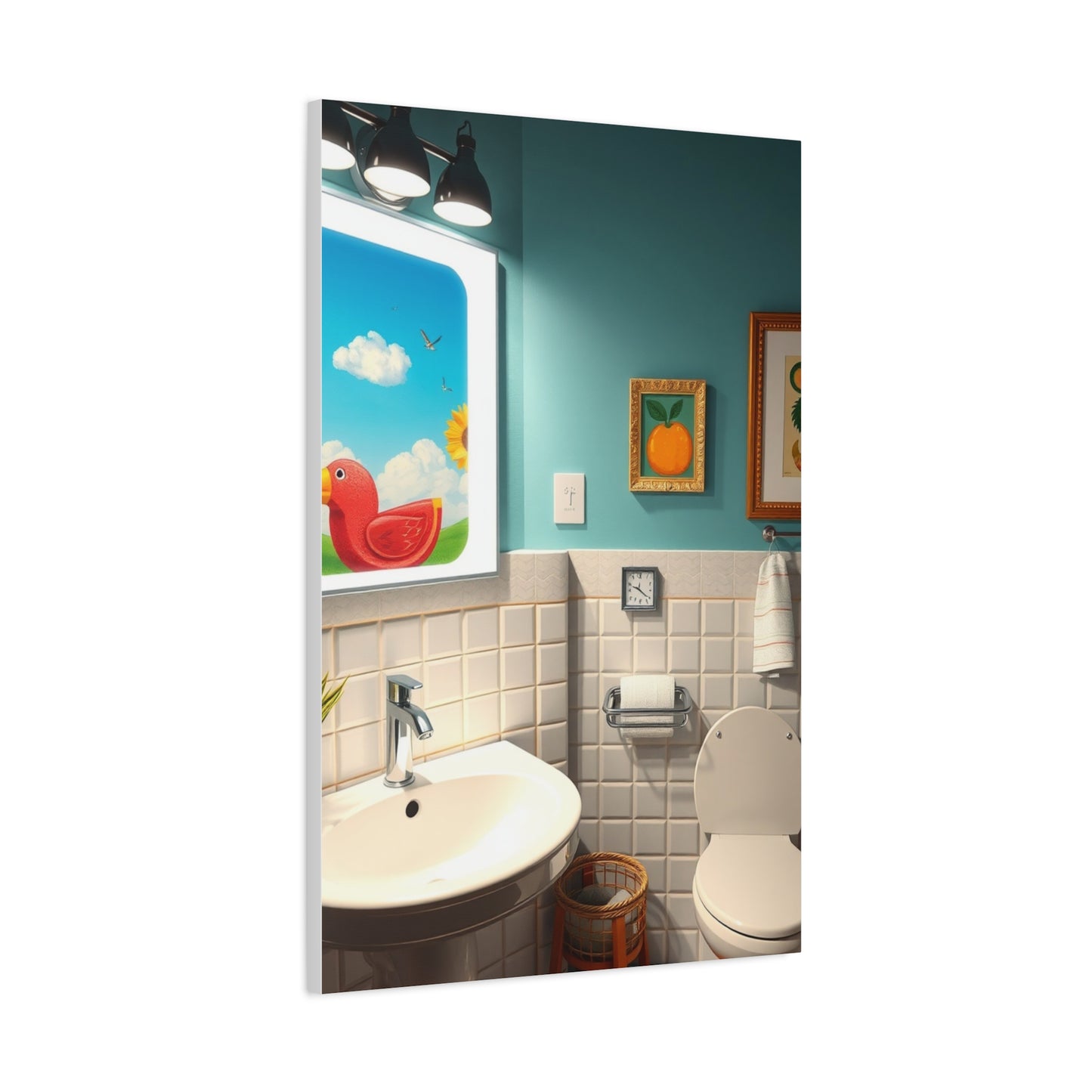 Masterpiece Kid’s Bathroom Art Vision Wall Art & Canvas Print
