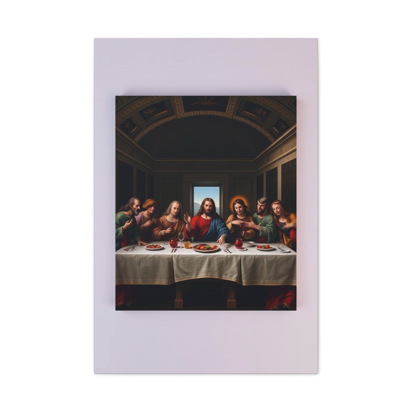 Vision The Last Supper Art Art Wall Art & Canvas Print