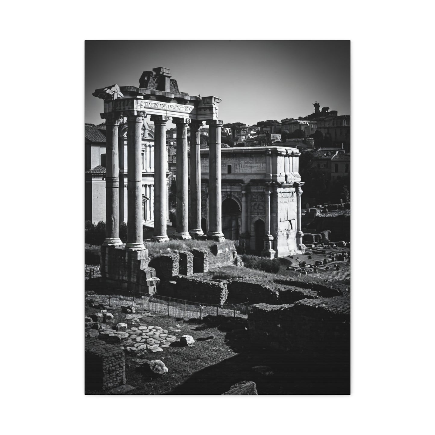 Roman Forum Ruins Architectural Heritage Wall Art & Canvas Prints