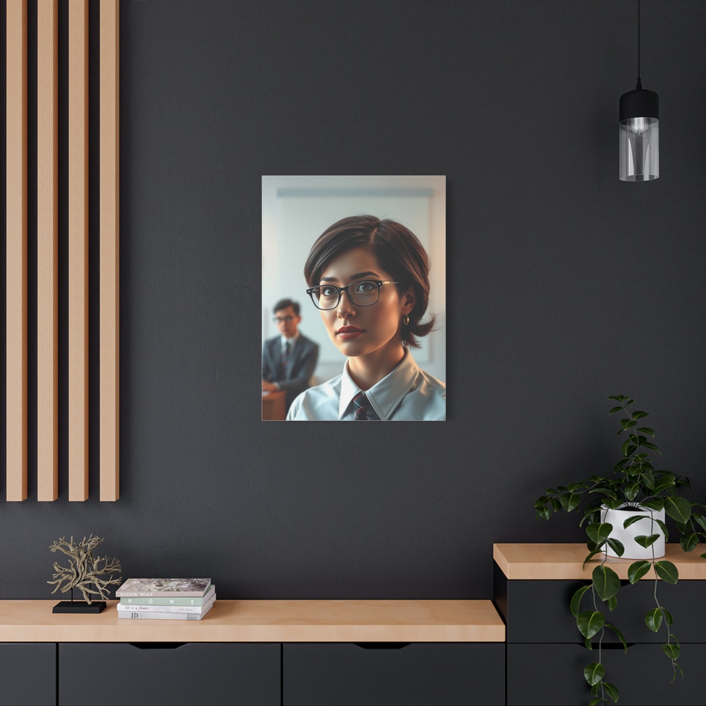 Vision The Office Character Art Art Wall Art & Canvas Print