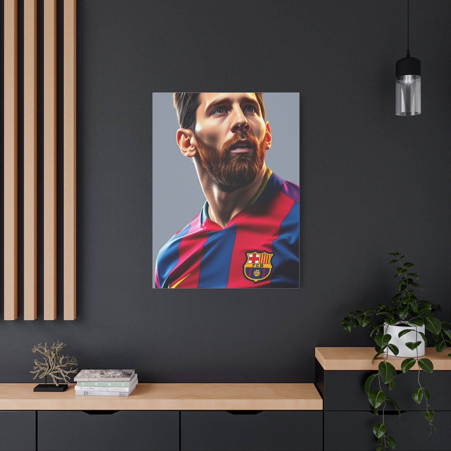 Lionel Messi: Canvas of Elegance Wall Art & Canvas Print