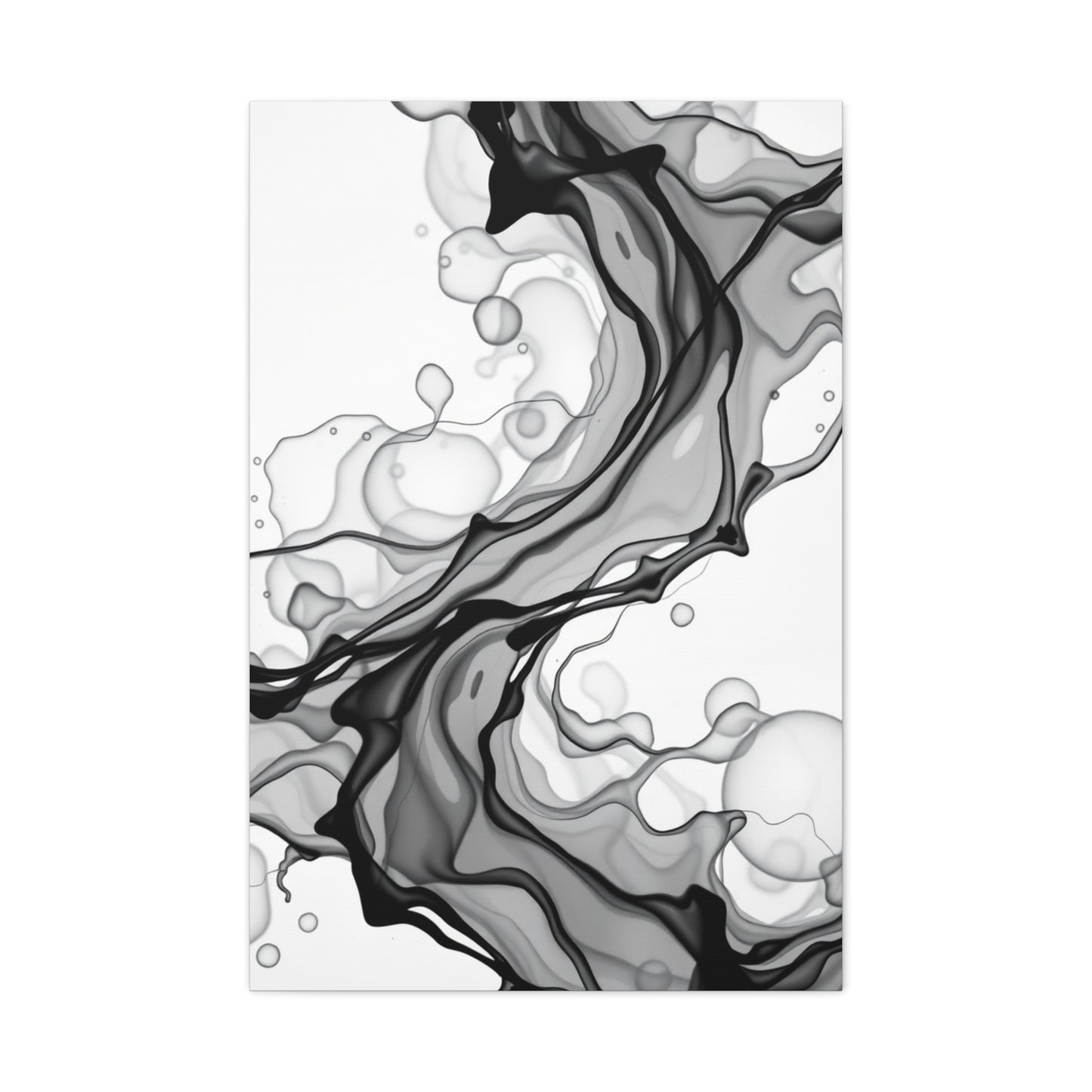 Elite Black and White Abstract Art Vision Wall Art & Canvas Print