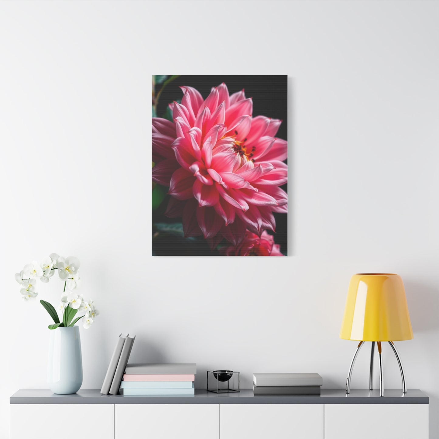 Petal Harmony Portrait Wall Art & Canvas Print
