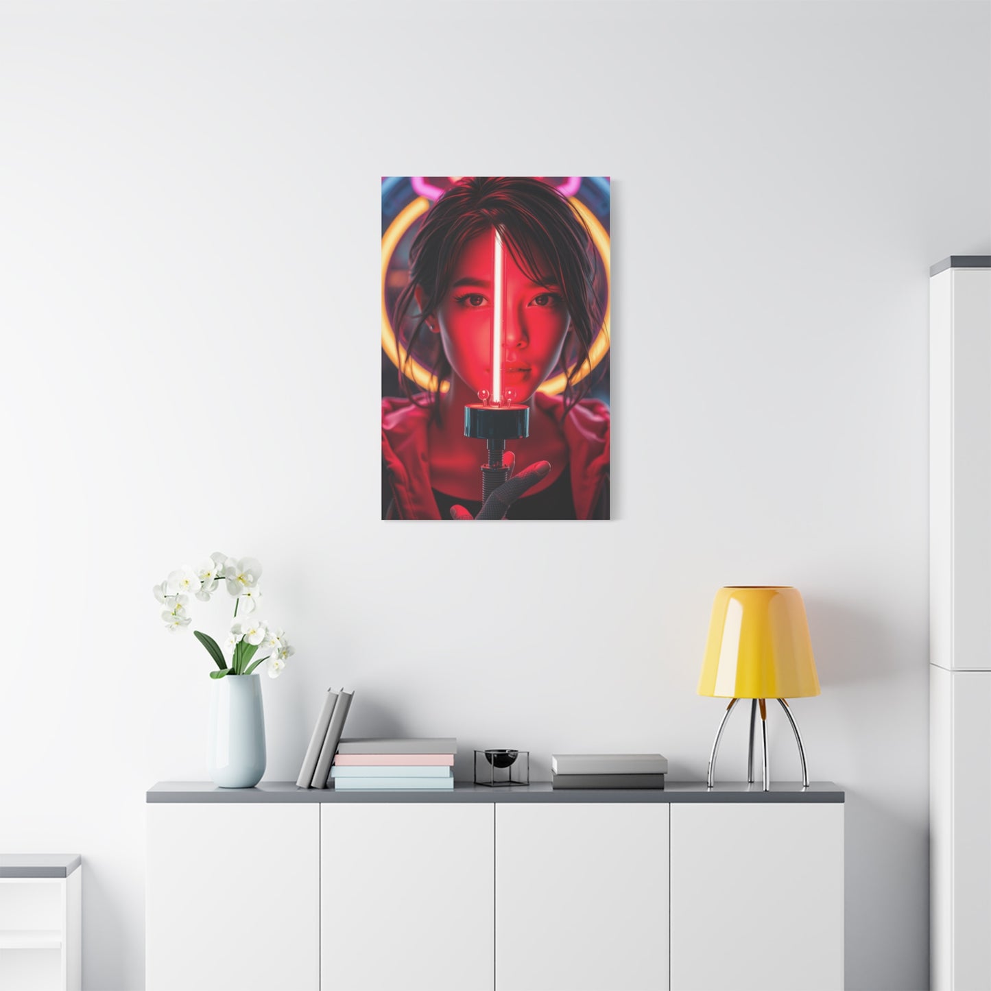 Neon Nimbus Canvas Wall Art & Canvas Print