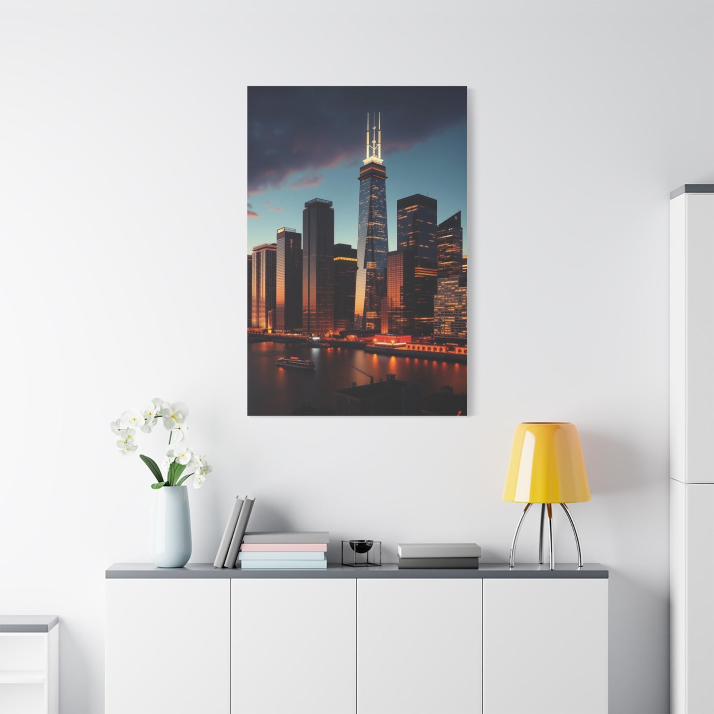 Chicago Skylines Art Supreme Gallery Wall Art & Canvas Print