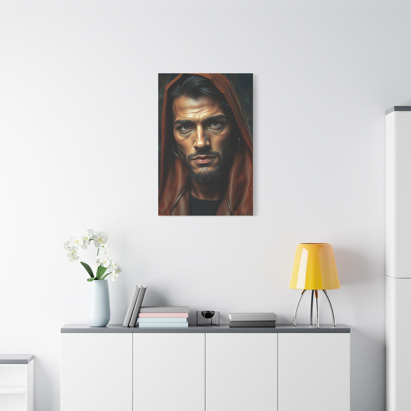 Masterpiece Denim and Leather Art Vision Wall Art & Canvas Print
