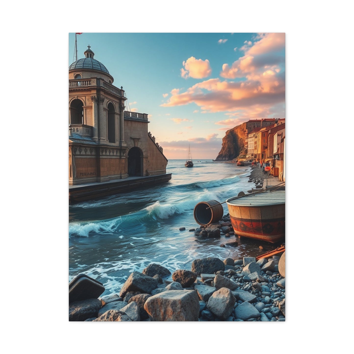 Oceanic Elegance Canvas Wall Art & Canvas Print
