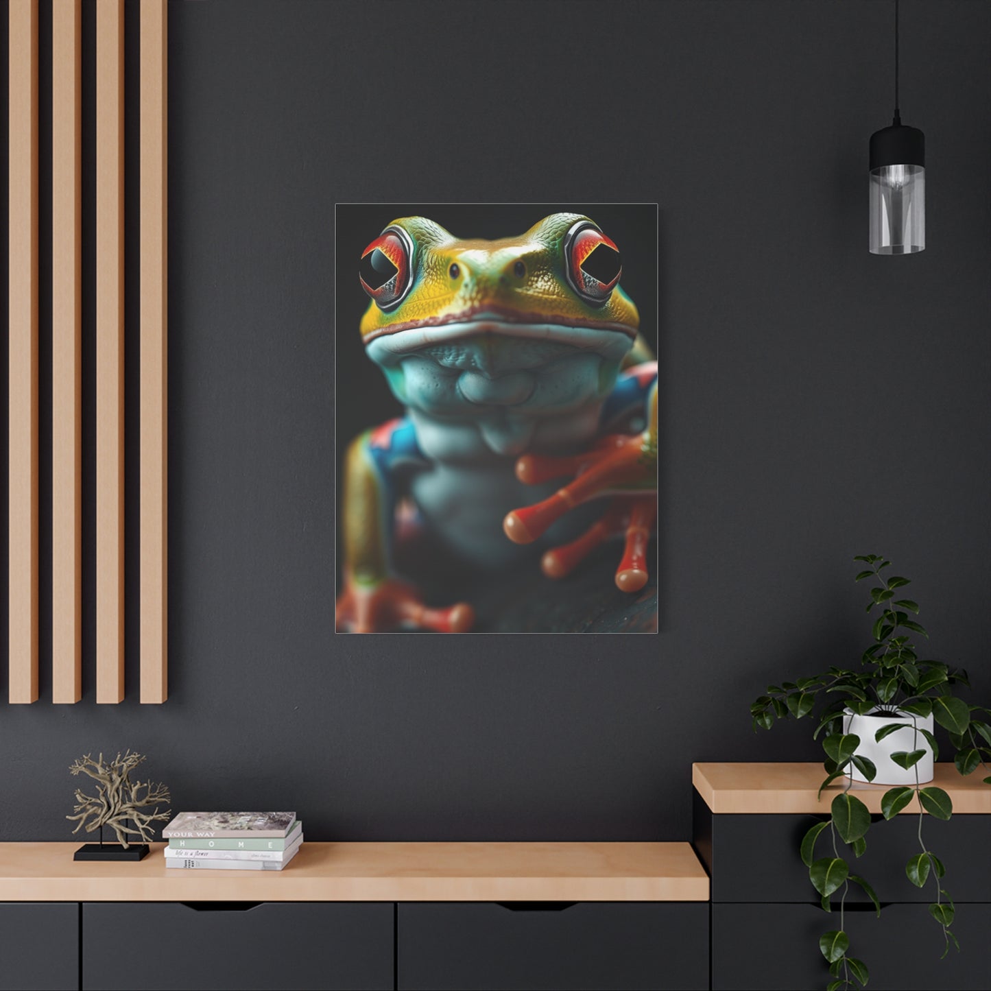 Masterpiece Frog Art Vision Wall Art & Canvas Print