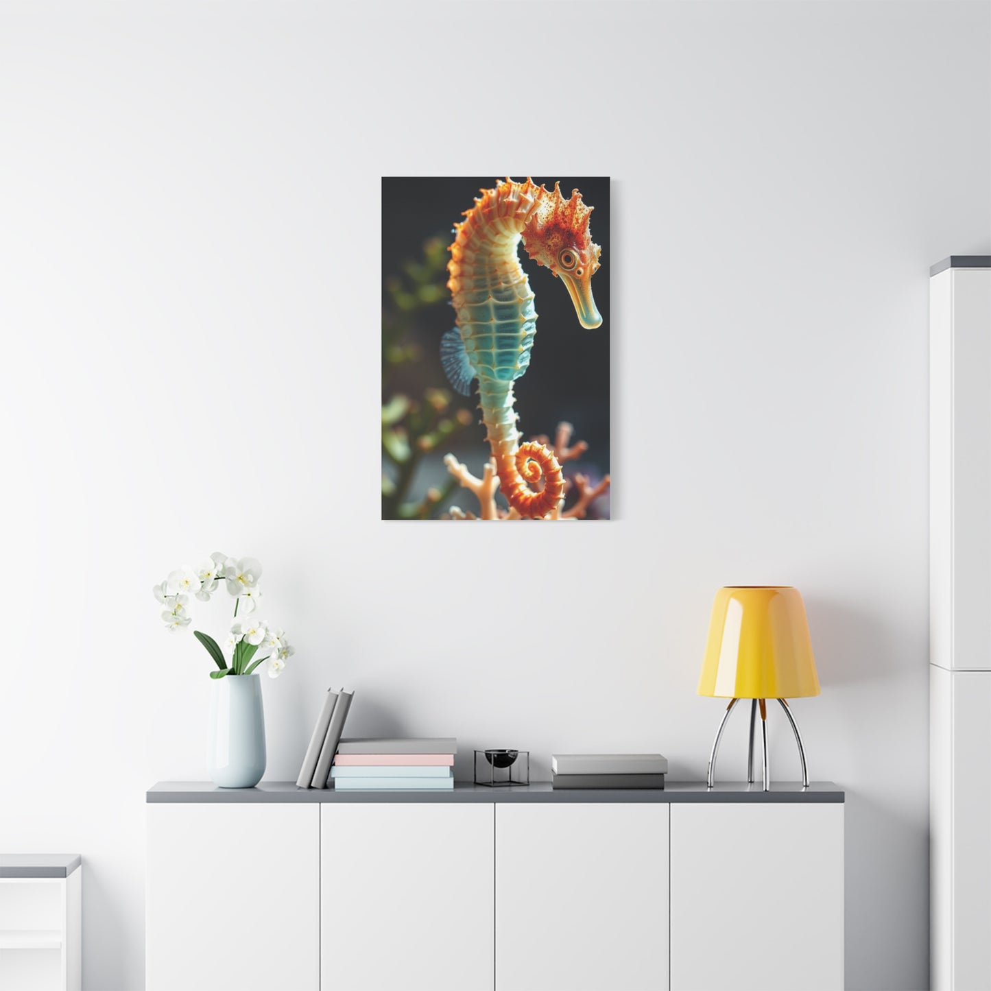 Vision Seahorse Art Art Wall Art & Canvas Print