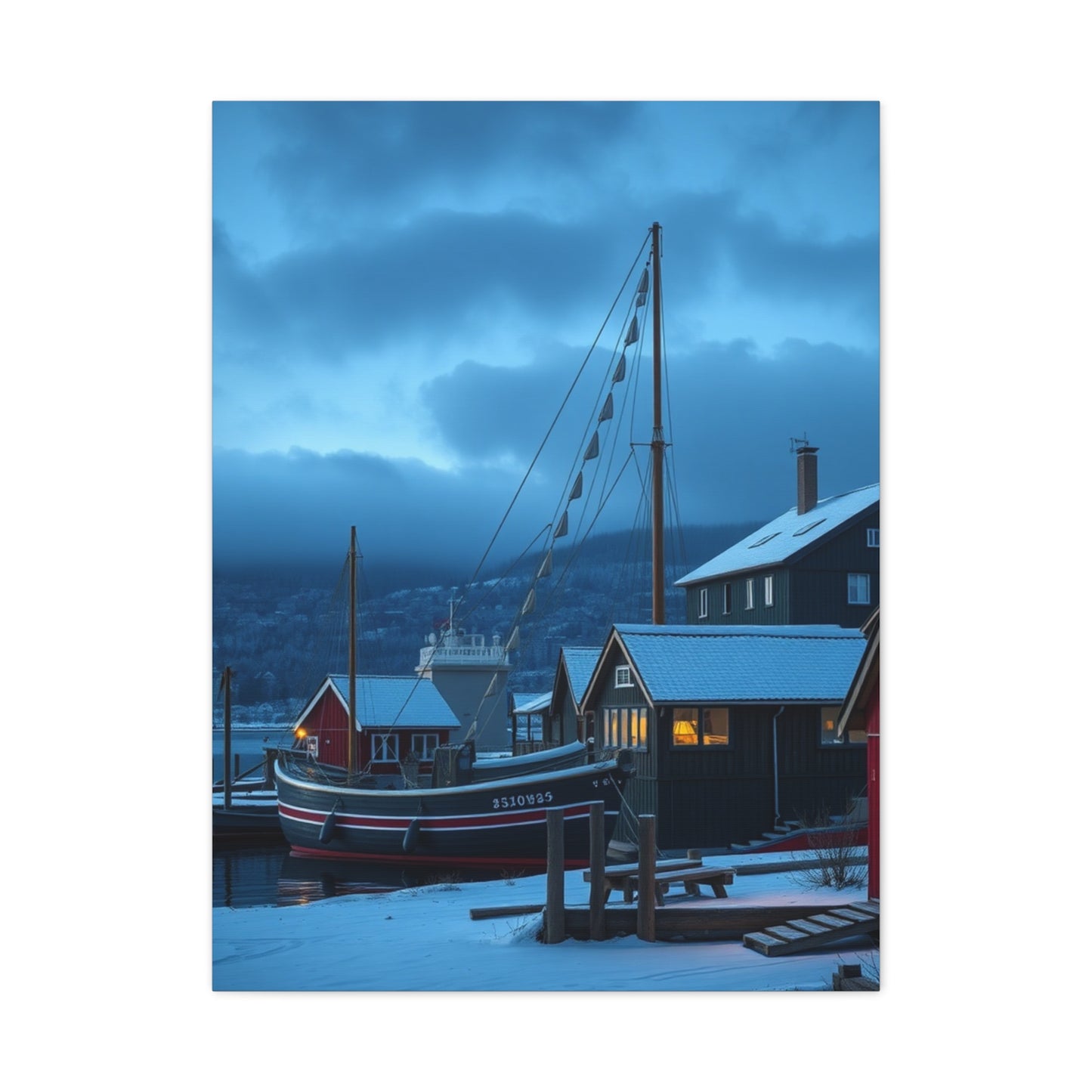 Scandic Tranquil Tapestry Wall Art & Canvas Print