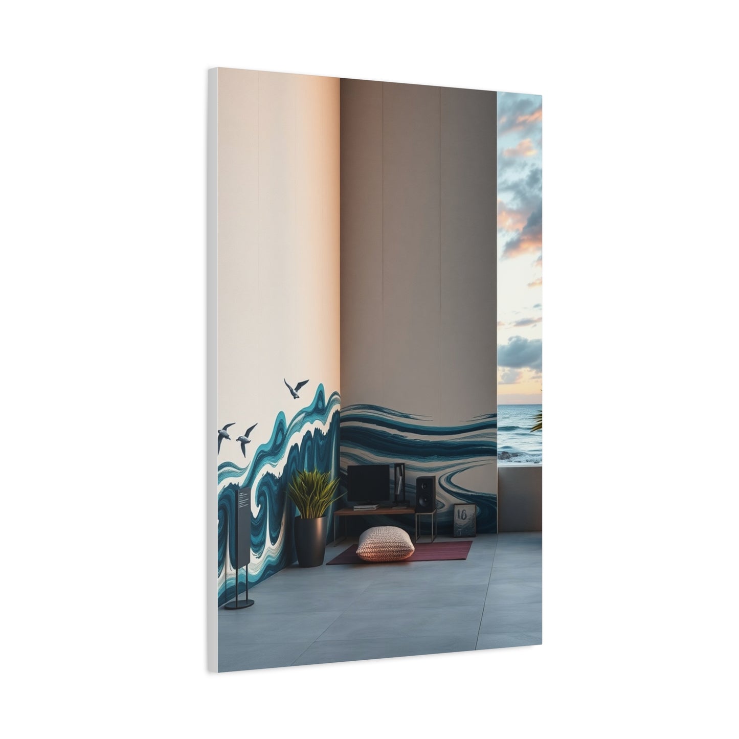 Coastal Chic Impression Wall Art & Canvas Print