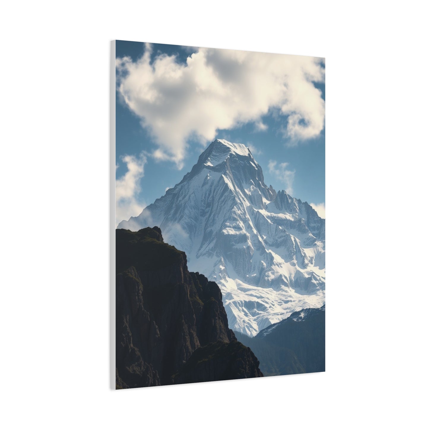 Majestic Peaks Tapestry Wall Art & Canvas Print