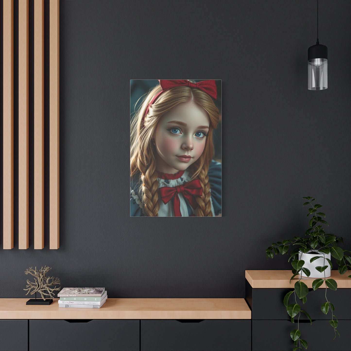 Alice In Wonderland Characters Art Artisan Canvas Wall Art & Canvas Print