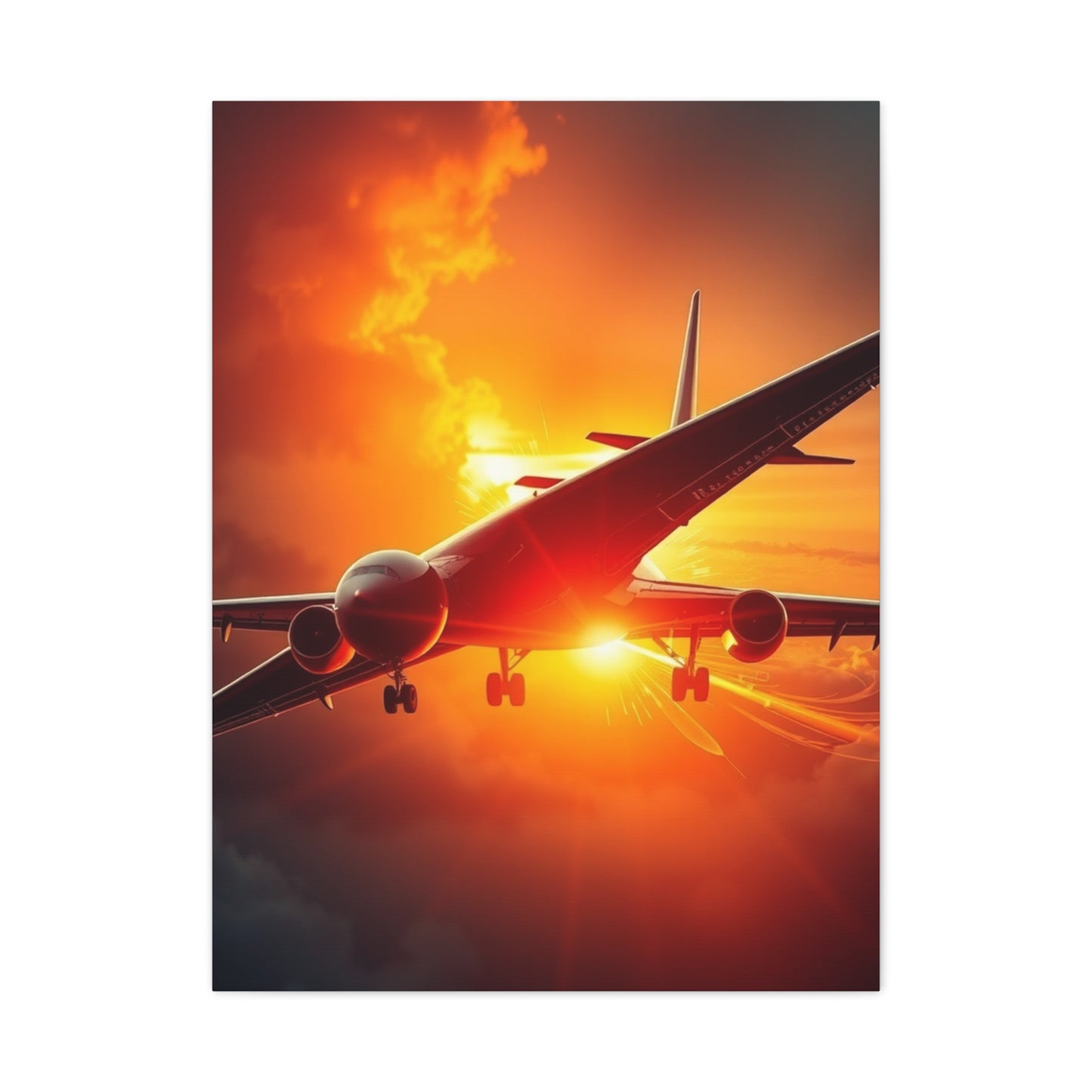 Vision Airplane Art Art Wall Art & Canvas Print