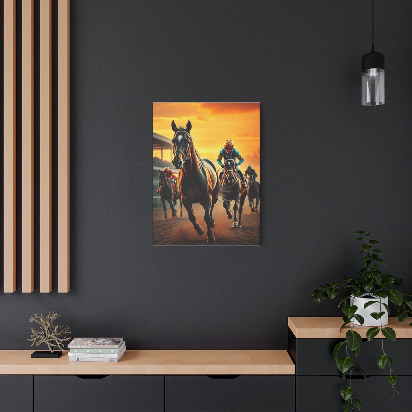 Elite Horse Racing Art Vision Wall Art & Canvas Print