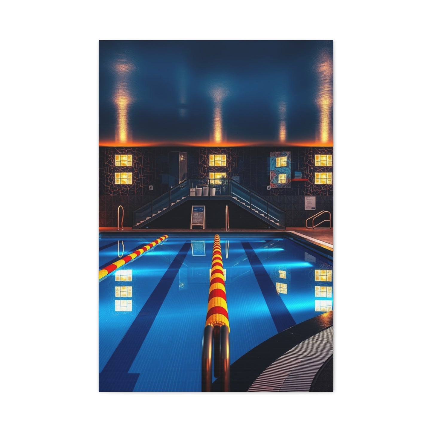 Supreme Swimming Pool Art Collection Wall Art & Canvas Print