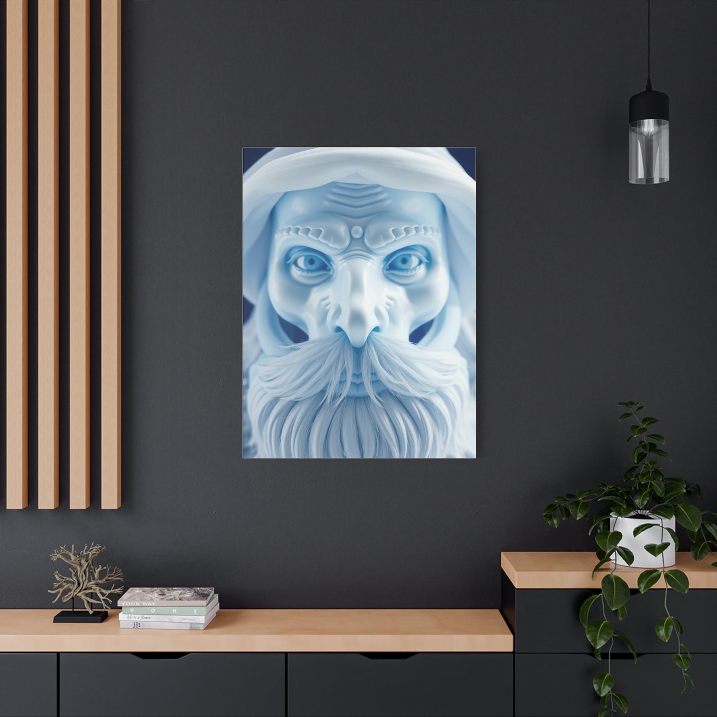 Elite Blue and White Art Vision Wall Art & Canvas Print