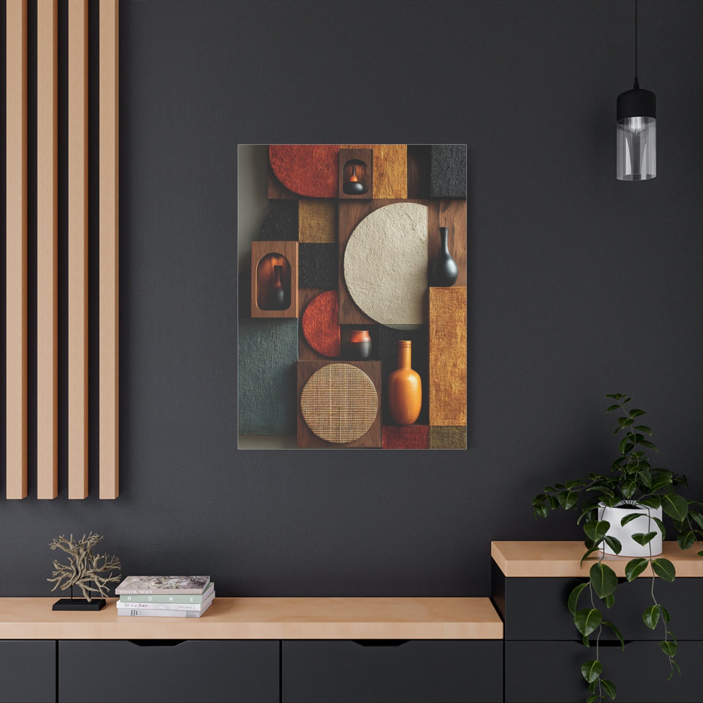 Modernist Still Life Geometry Wall Art & Canvas Print