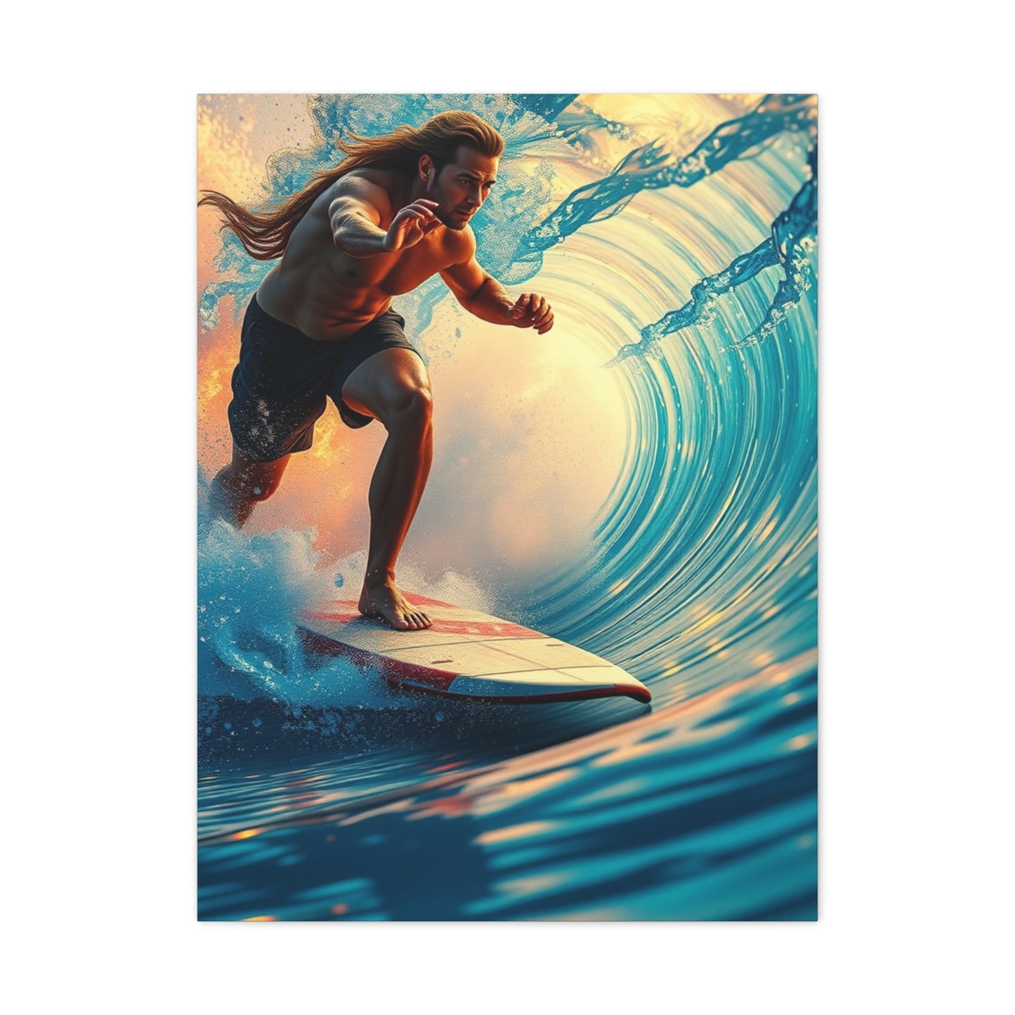 Luxe Surfscape Canvas Wall Art & Canvas Print