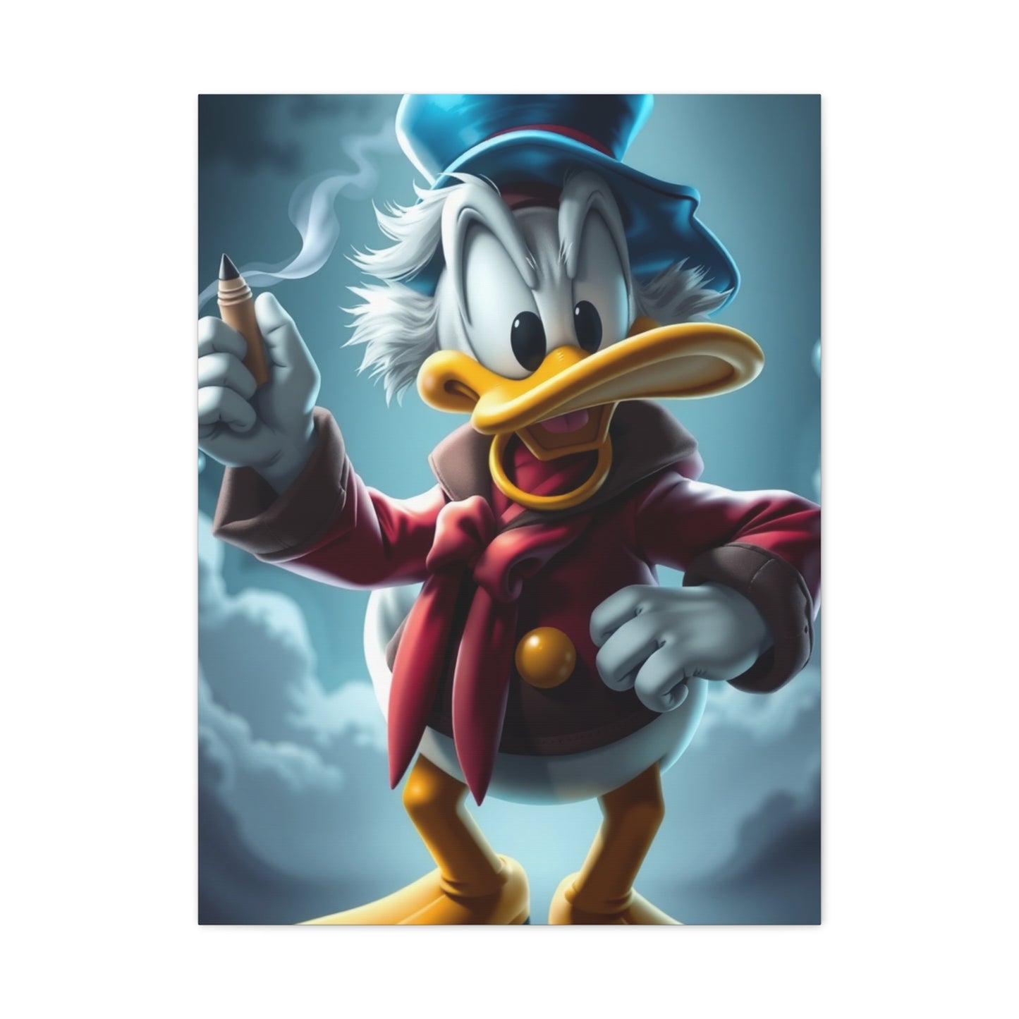 Sumptuous Feathers Canvas Wall Art & Canvas Print