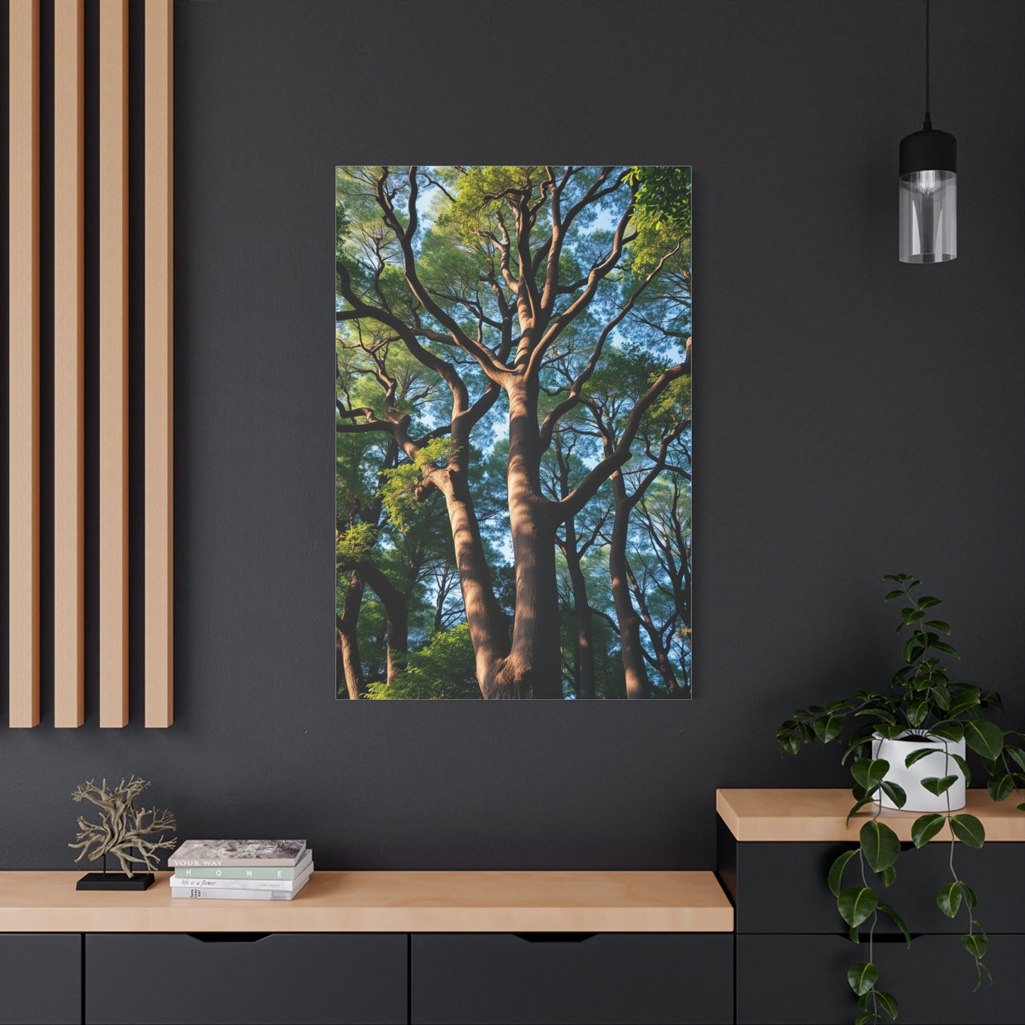 Gilded Forest Impression Wall Art & Canvas Print