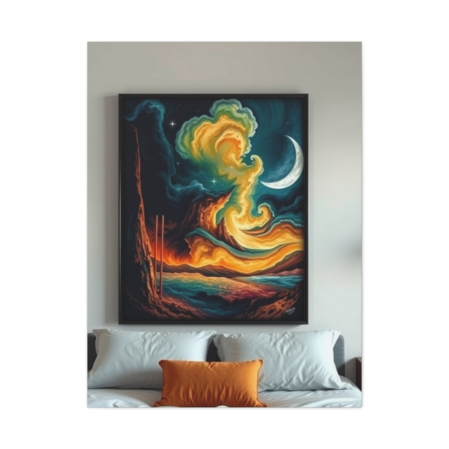 Sophisticated Slumber Mural Wall Art & Canvas Print