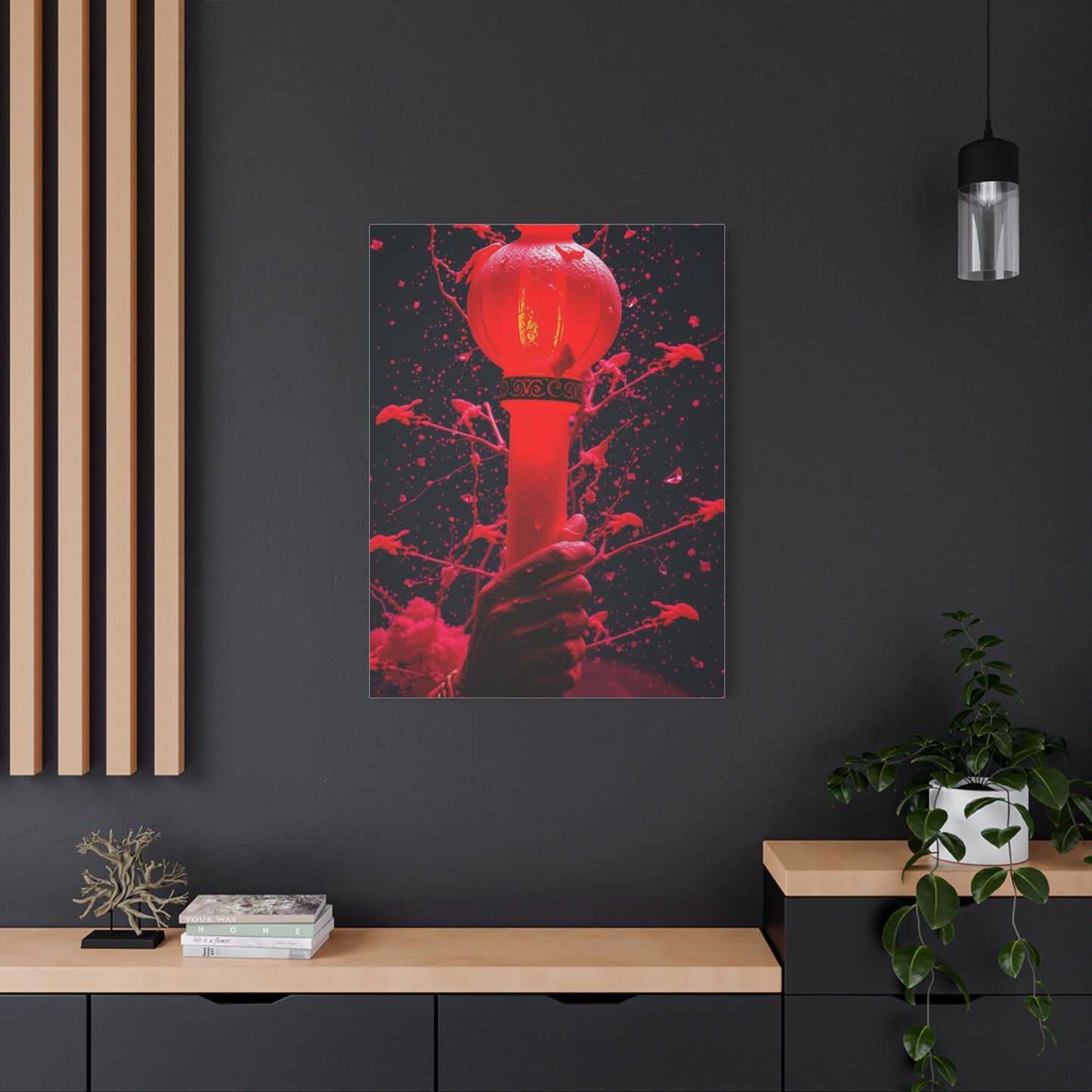 Ruby Euphoria Painting Wall Art & Canvas Print