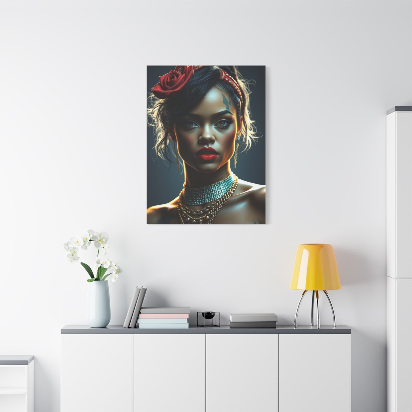 Rihannas Timeless Beauty Canvas Wall Art & Canvas Print