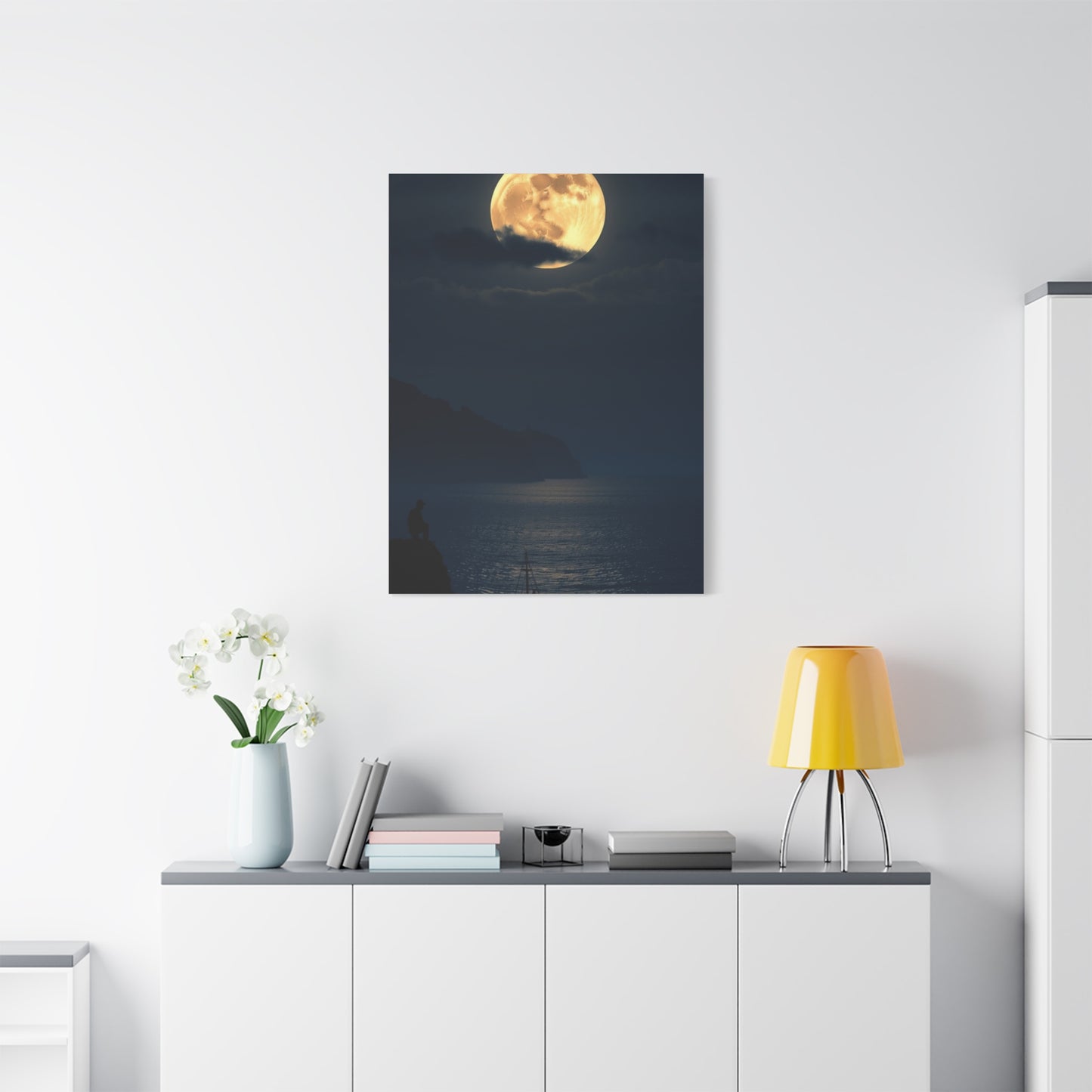 Full Moon Art Luxury Canvas Wall Art & Canvas Print