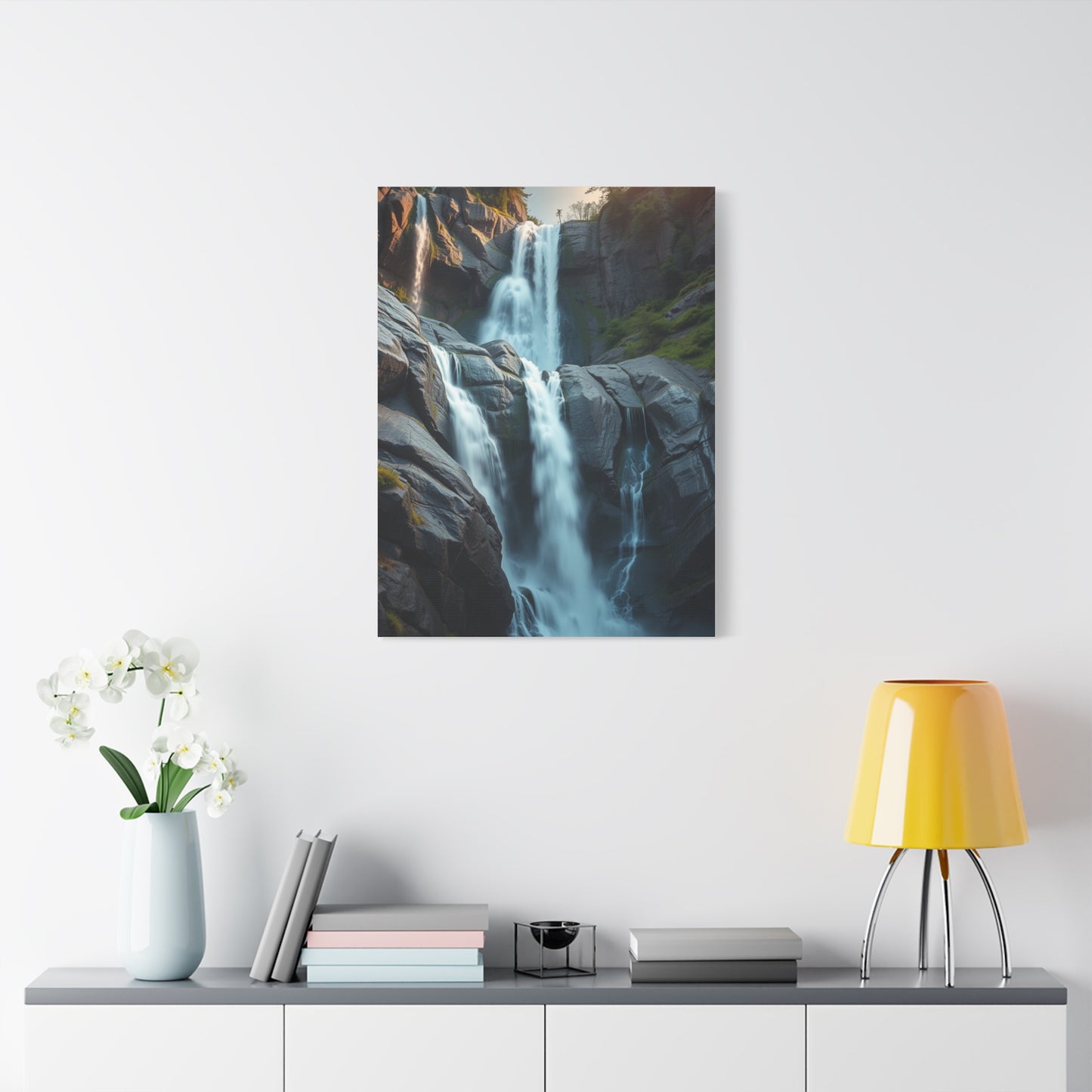 Sublime Cascade Abstraction Wall Art & Canvas Print