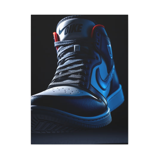 Ornate Kicks Illustration Wall Art & Canvas Print