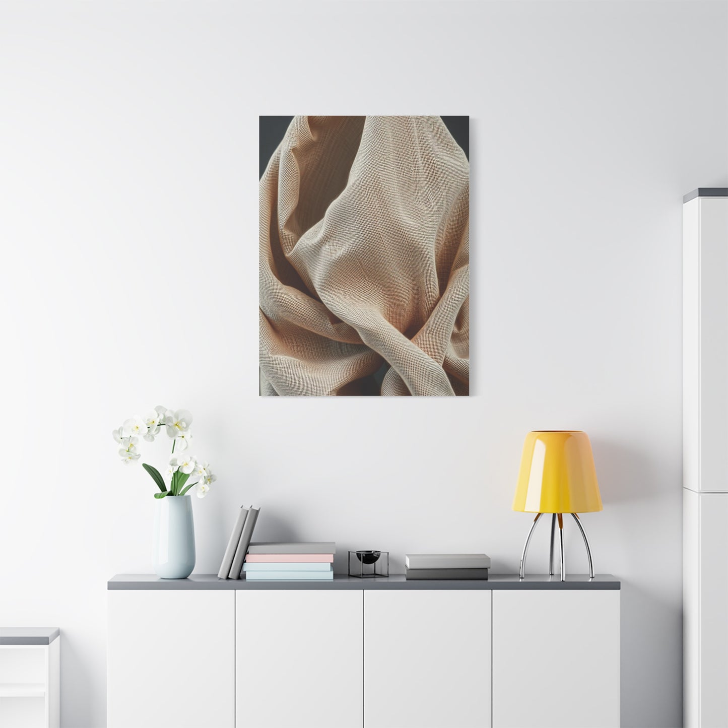 Taupe, Linen, and Gray Art Refined Canvas Wall Art & Canvas Print