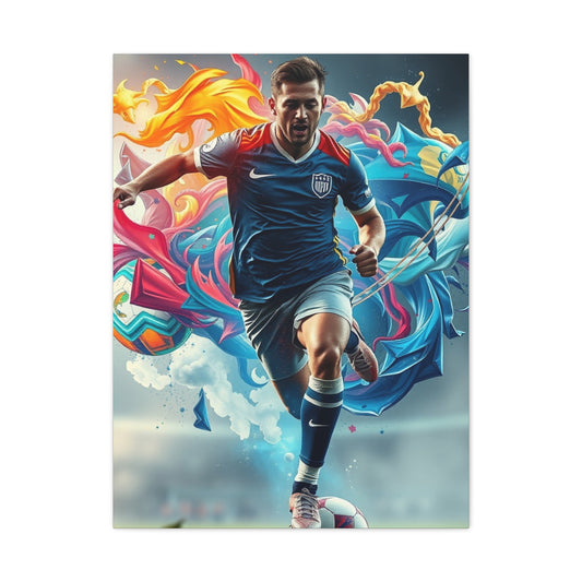 Soccer Art Refined Canvas Wall Art & Canvas Print