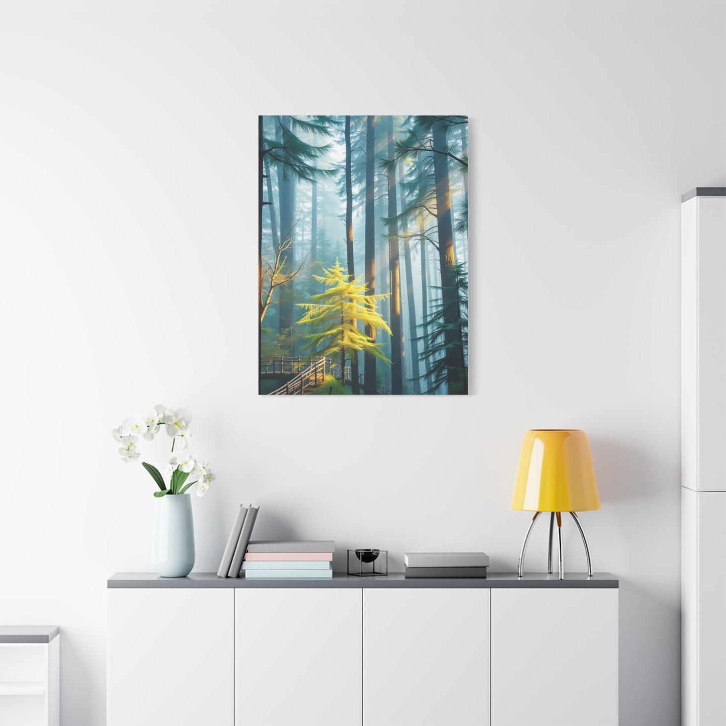 Leafy Tranquility Masterpiece Wall Art & Canvas Print