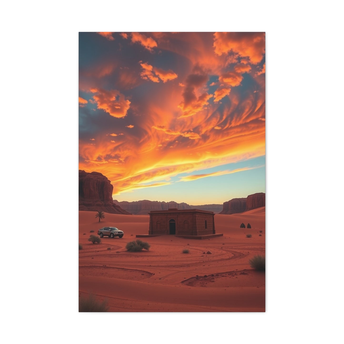 Celestial Desert Tapestry Wall Art & Canvas Print