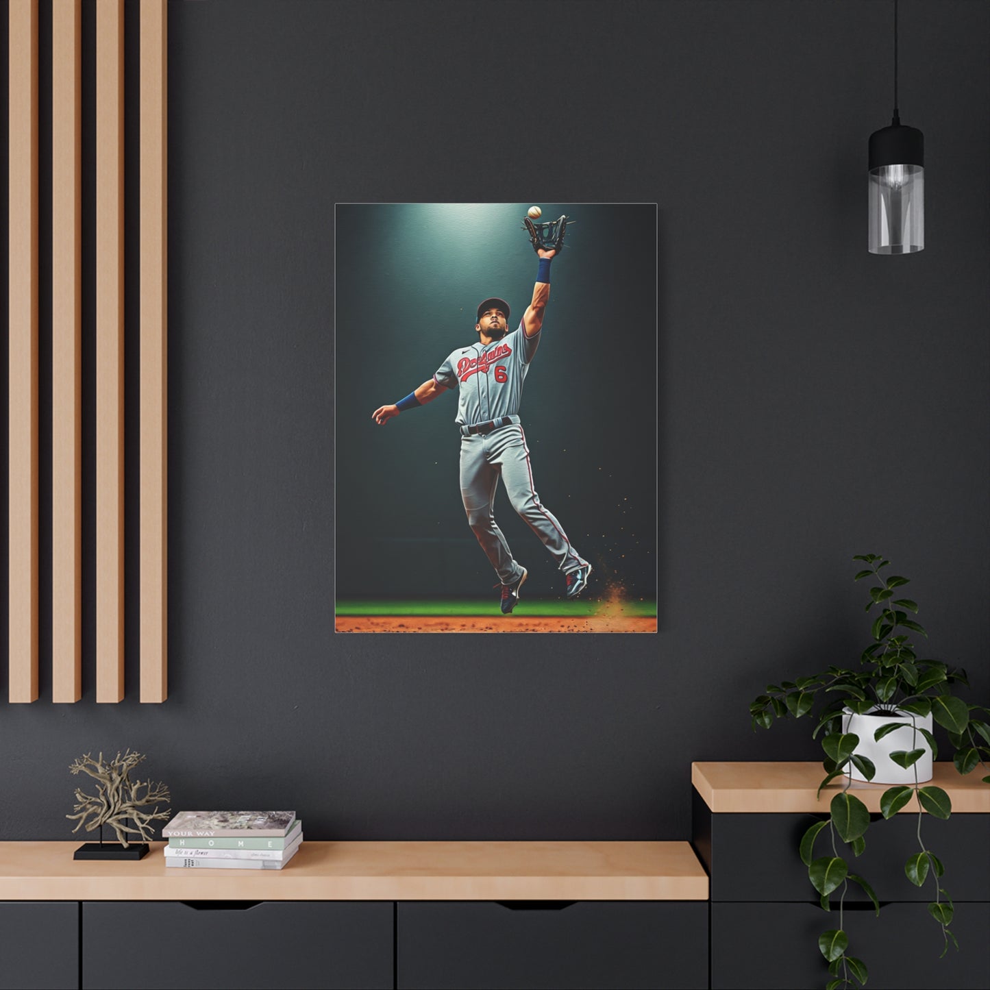 Outfield Catch Spotlight Glory Wall Art & Canvas Prints