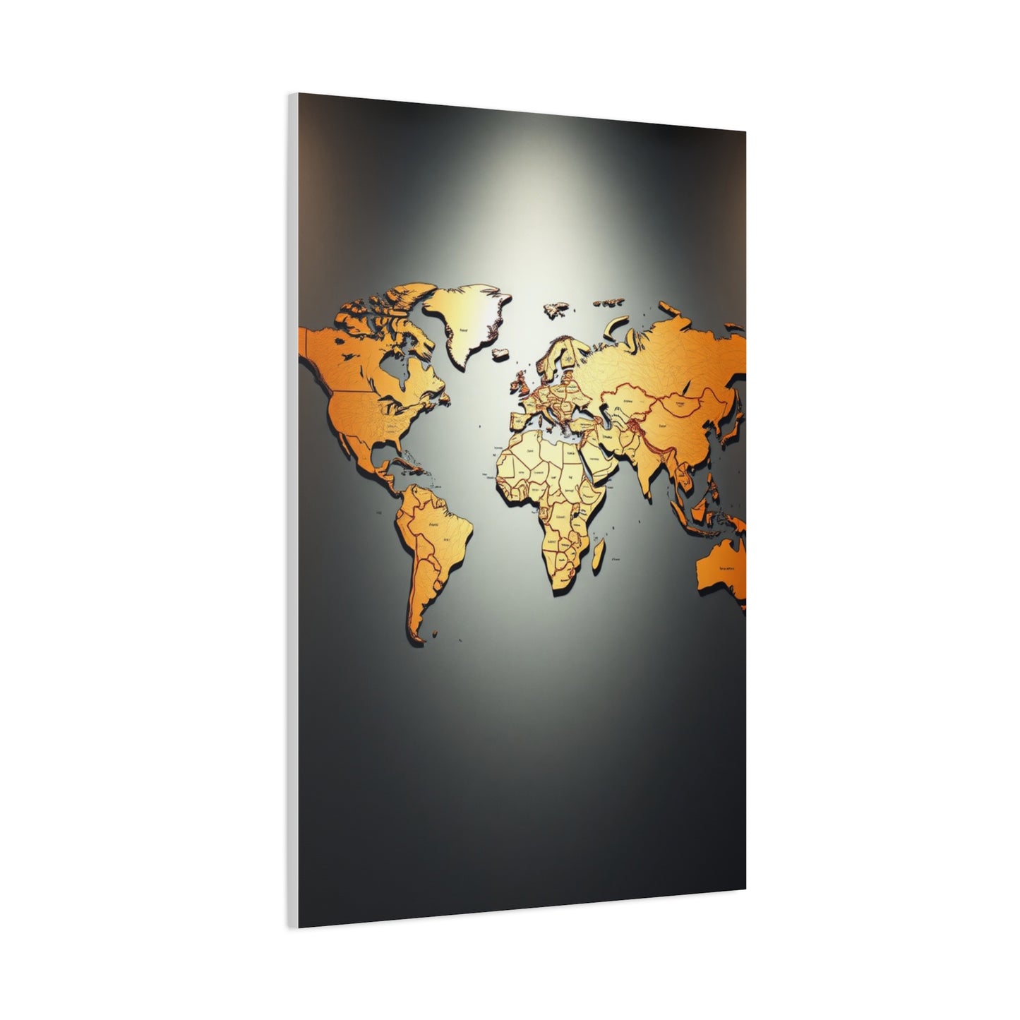 World Map Art Supreme Gallery Wall Art & Canvas Print