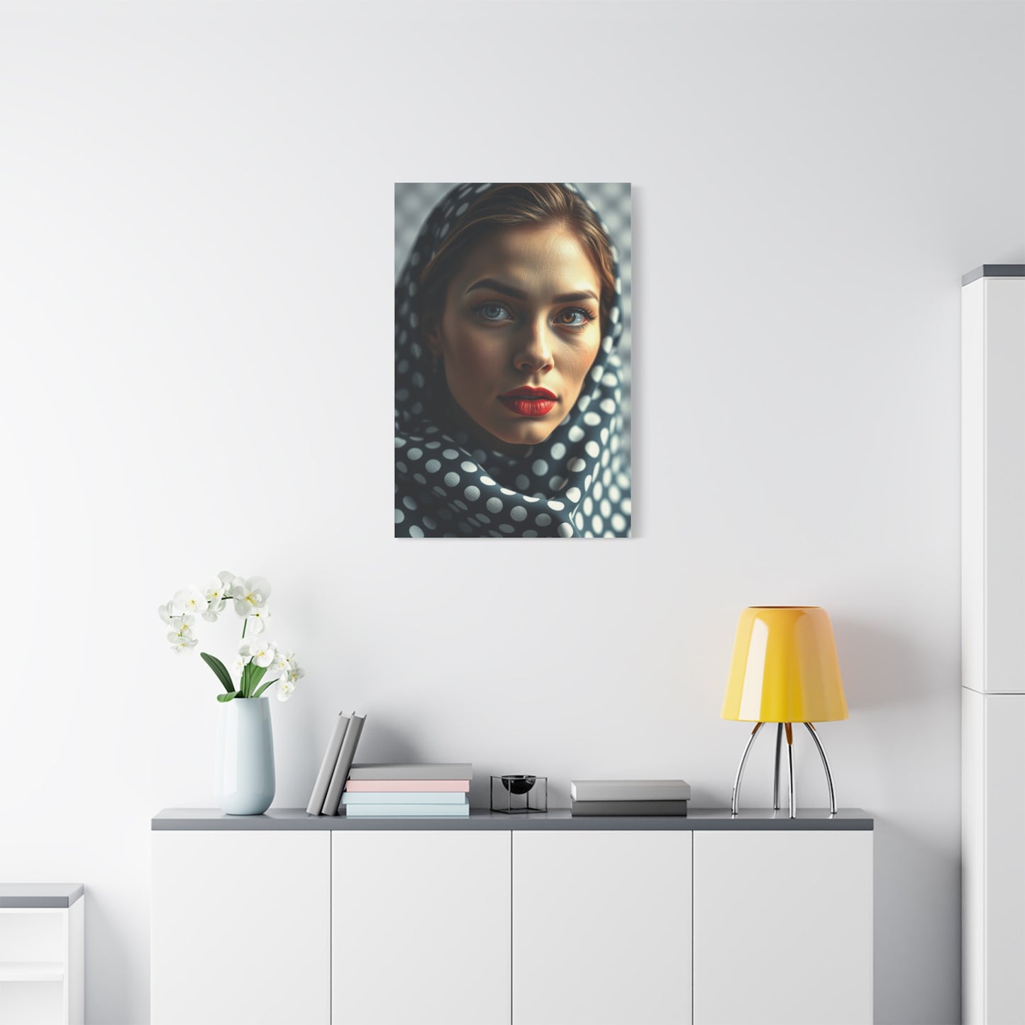 Polka Dot Pattern Art Refined Canvas Wall Art & Canvas Print