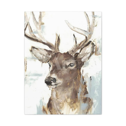 Reindeer Painting Wall Art & Canvas Prints