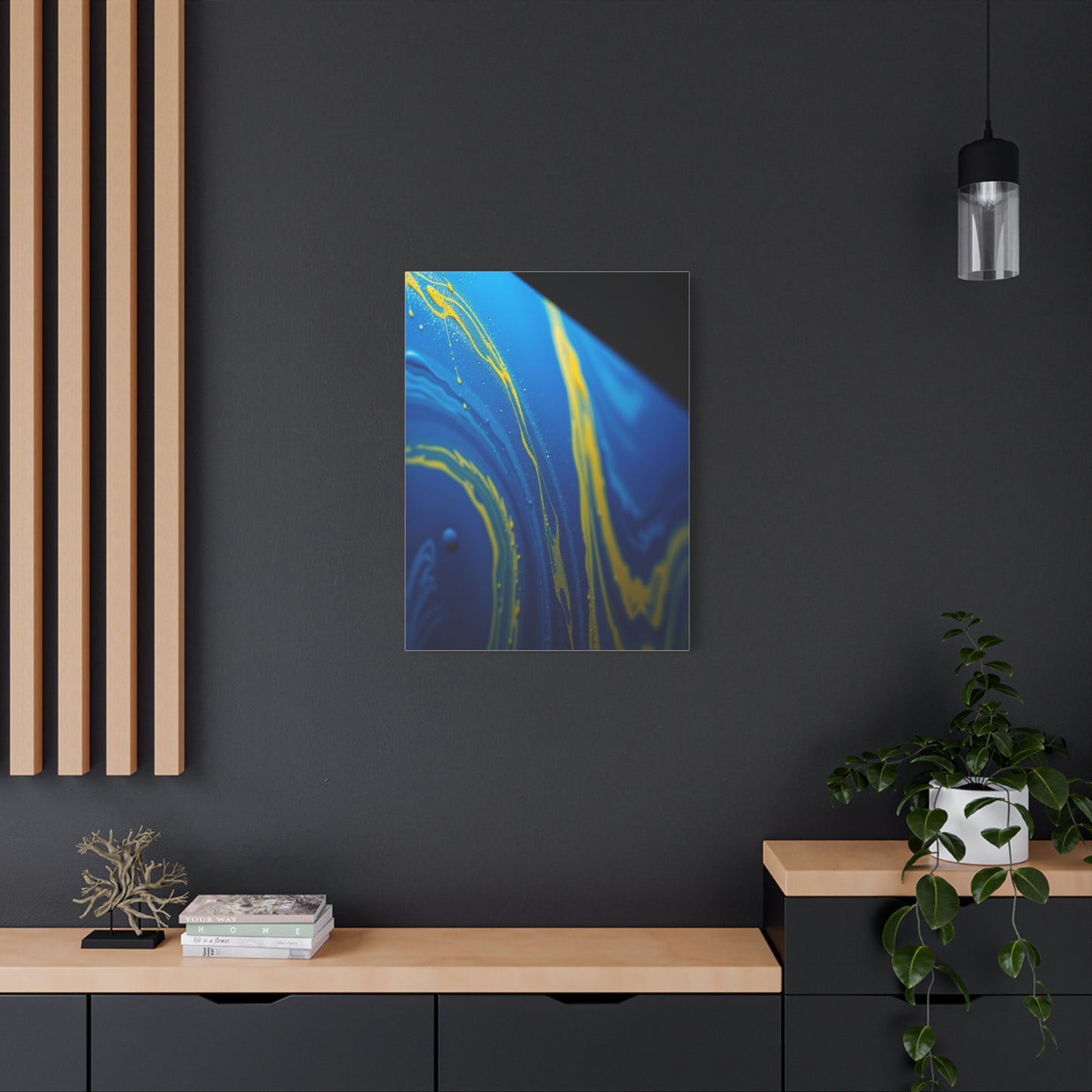 Blue & Yellow Art Supreme Gallery Wall Art & Canvas Print