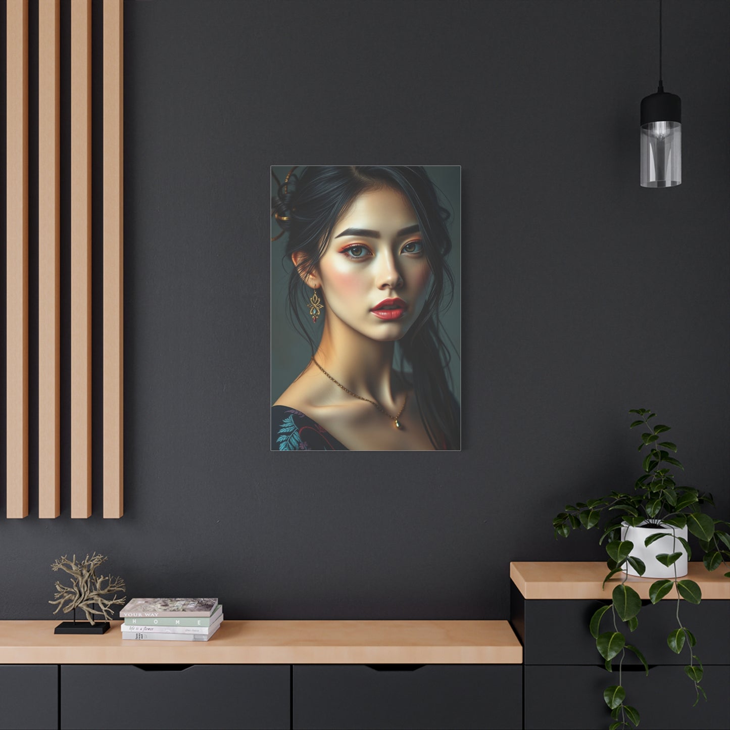 Mystical Nymph Painting Wall Art & Canvas Print