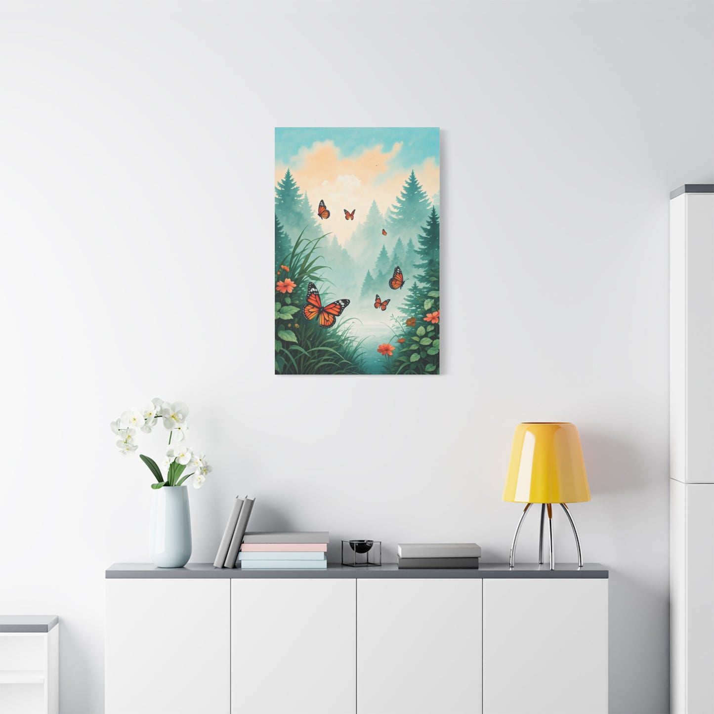 Forest Whisper Butterflies Wall Art & Canvas Prints
