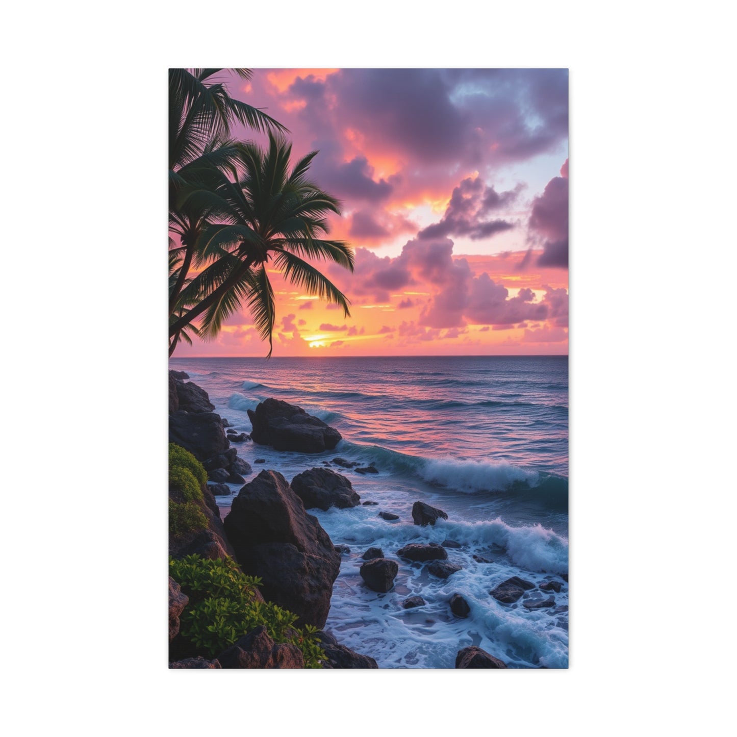 Azure Coastline Opus Wall Art & Canvas Print