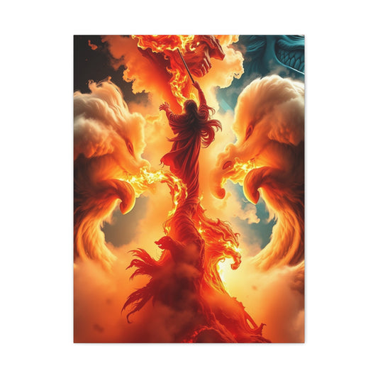 Upright Brilliance Artwork Wall Art & Canvas Print