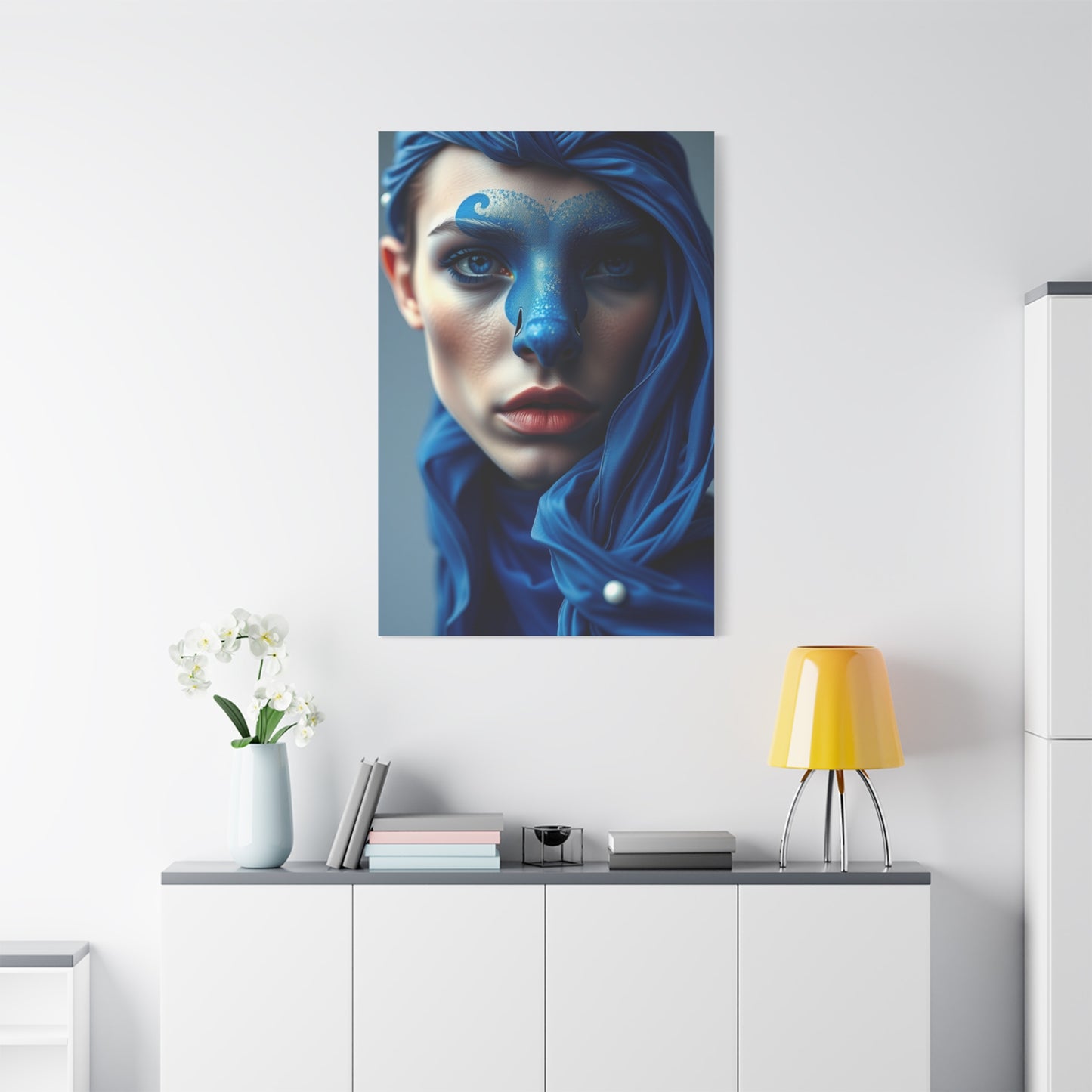 Navy Blue Art Luxury Canvas Wall Art & Canvas Print