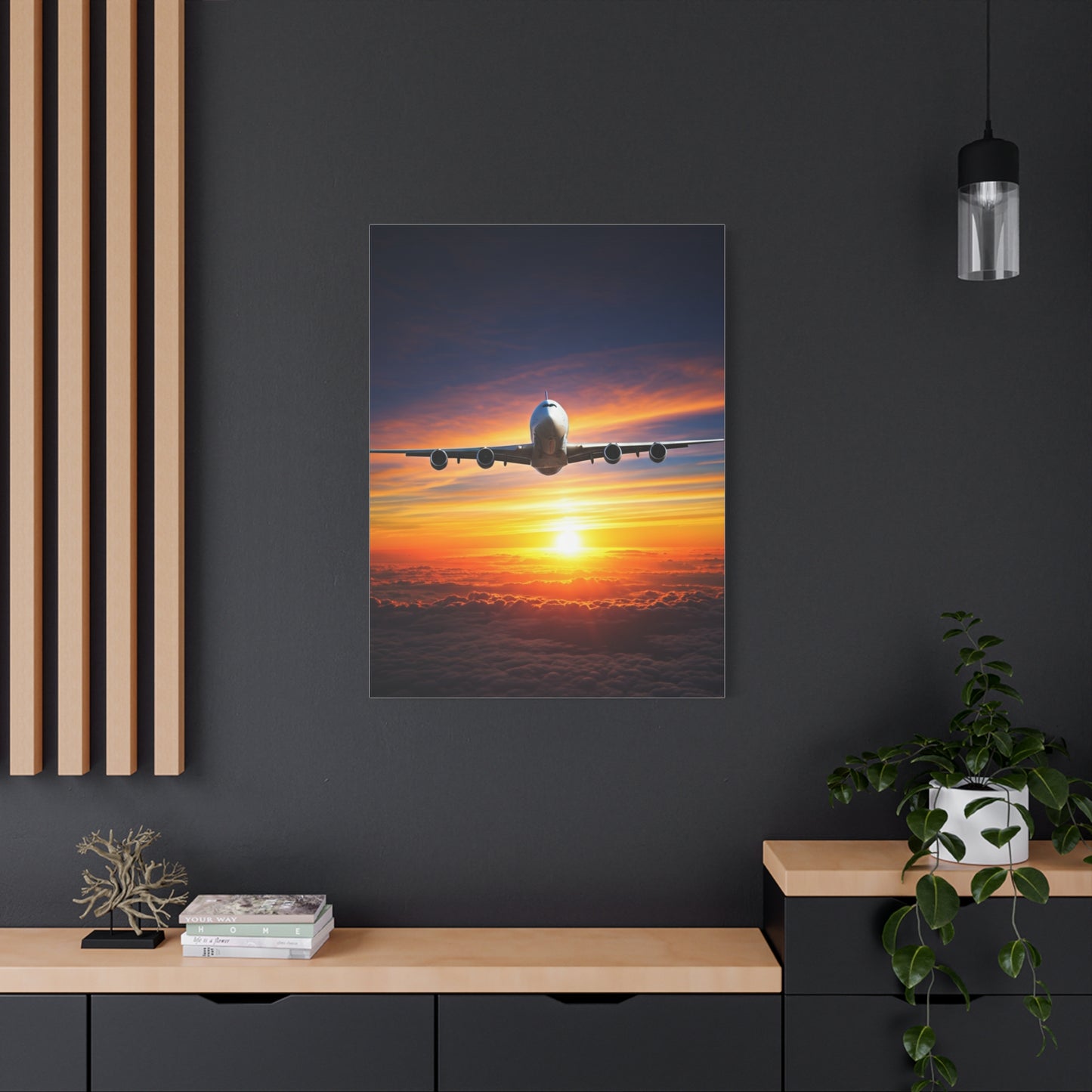 Sunset Horizon Flight Triumph Wall Art & Canvas Prints